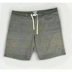 Linksoul Shorts Boardwalker Board shorts Golf Swim‎ 35 Zipper Gray Dot Hybrid